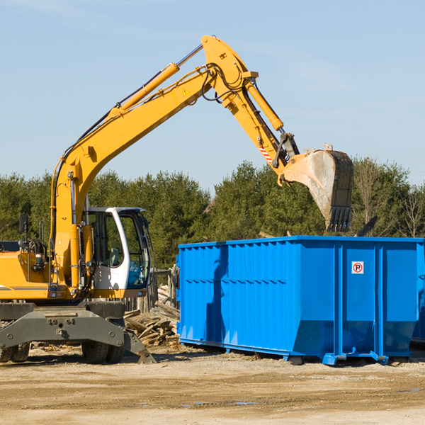 how does a residential dumpster rental service work in Humbird